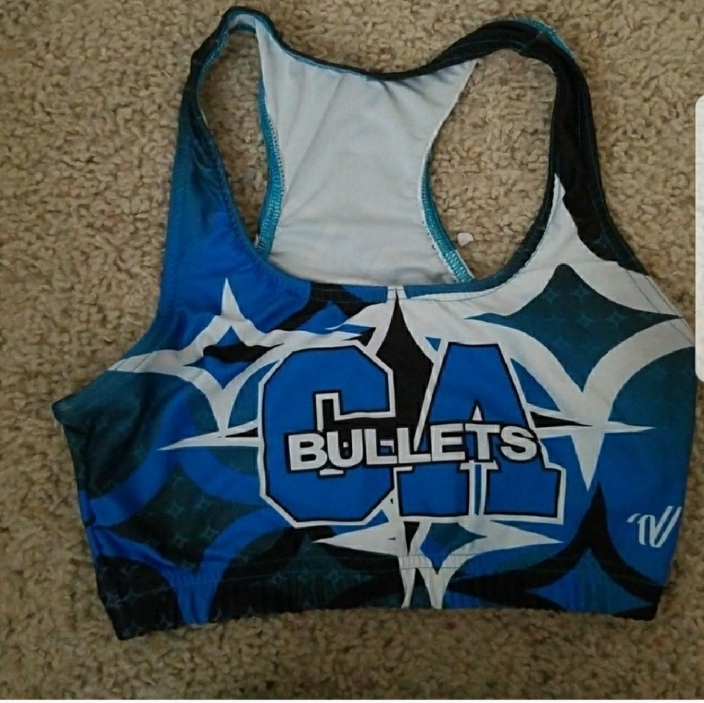 Cali Allstars used sports bra and shorts